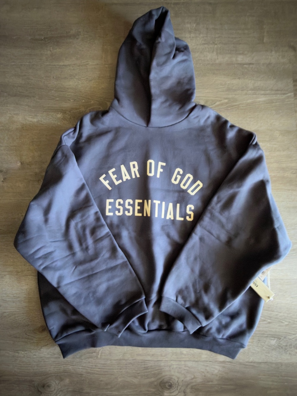 Fear of God Lavender Marine Essentials Pullover Hoodie